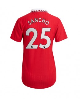 Manchester United Jadon Sancho #25 Heimtrikot für Frauen 2022-23 Kurzarm